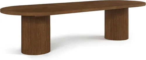 Vista 17 de Meridian Furniture Mesa de comedor de madera de roble negro Belinda