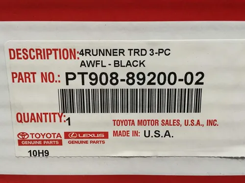 Vista 4 de Revestimientos para pisos para todo clima PT908-89200-02 para Toyota 4Runner TRD Pro