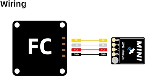 Vista 8 de Más Estabilidad M10 Mini Módulo GPS Posicionamiento Rápido para RC FPV Drone 0.472x0.472 in
