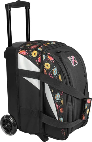 Vista 4 de KR Strikeforce Rodillo doble liso Cruiser con compartimento para zapatos y bolsillo lateral para accesorios Donas