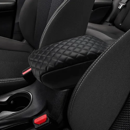 Vista 9 de INTGET Para Dodge Dart Centro Consola Cubierta 2016 2015 2014 2013 Cuero Consola Tapa Protector Coche Central Apoyabrazos Cubierta para Dodge Dart