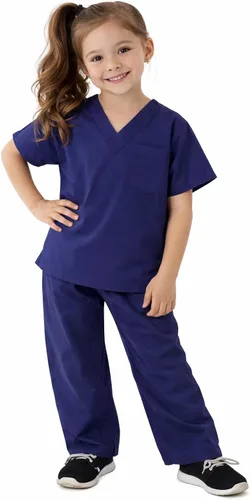 Vista 2 de Natural Uniforms - Juego de uniforme para hacer aseo para niños (tacto suave), 4