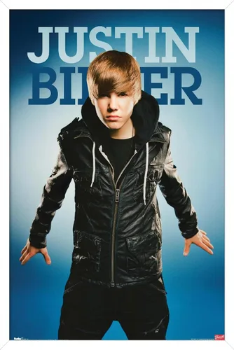 Vista 12 de Trends International Justin Bieber - Fly Wall Poster, 14.725" x 22.375", Barnwood Framed Version