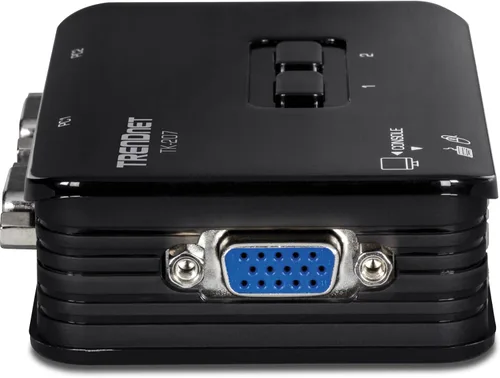 Vista 7 de Trendnet Kit de switch KVM y cable, Azul Control Two Computers with One Set of Console Controls,2048 x 1536 Resolution,60Hz Refresh Rate,All