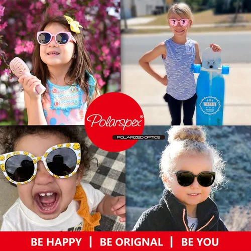 Vista 6 de PolarSpex Lentes de sol polarizados para niñas de 2 a 8 años