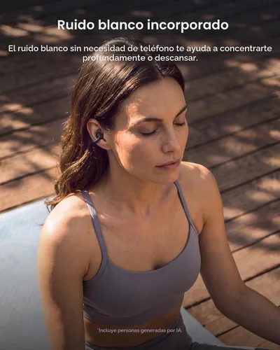 Vista 7 de Soundcore Anker AeroClip 2 - Auriculares con clip para llamadas nítidas Negro medianoche