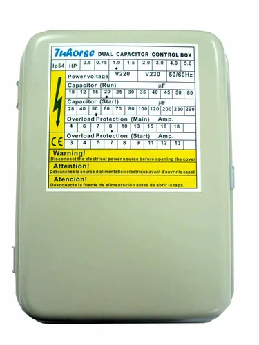 Vista 3 de Tuhorse Bomba de pozo sumergible de 3 "1 HP Juego completo con motor, extremo de bomba y caja de control. Cabezal máximo de 280 pies, nominal 10gpm
