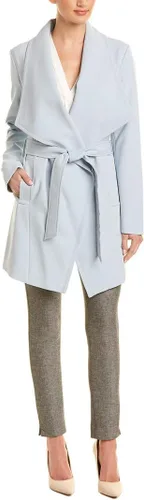 Vista 11 de TAHARI Women's Marilyn Double-Faced Wool Blend Peacoat Ceniza