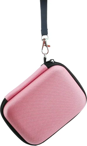 Vista 4 de WAIYUCN Estuche de transporte rígido de EVA para Miyoo Mini Plus, funda de consola de juegos de mano retro de 3.5 pulgadas (rosa)