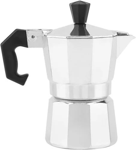 Vista 7 de TOPINCN Cafetera Italiana 1 taza para estufa, cafetera 1 taza para gran sabor fuerte olla italiana para hacer café 1 taza