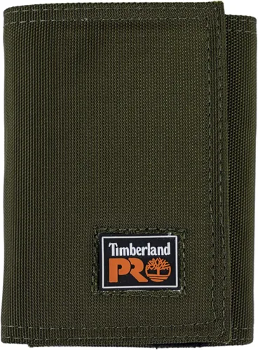 Vista 22 de Timberland PRO Cartera triple RFID Cordura de nailon para hombre con ventana de identificación