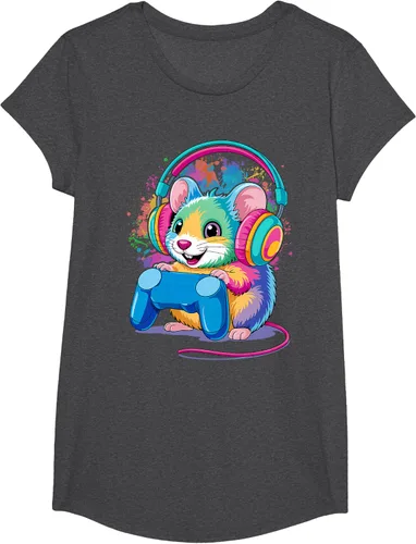 Vista 28 de Mouse Gaming Animal Video Games Funny T-Shirt