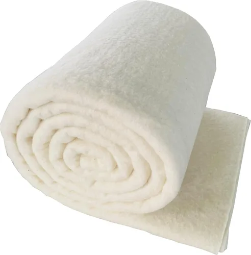 Vista 2 de HANPATQUI 2 piezas de guata para edredón de 45 x 60 pulgadas, tamaño de cuna, guata de algodón natural para colchas