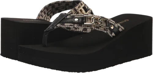 Vista 7 de GUESS Sandalias de cuña Ediva para mujer