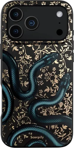 Vista 74 de SCORPIFY - Funda para iPhone 17 Pro Max Leopardo negro transparente LP-Negro Transparente Leopardo