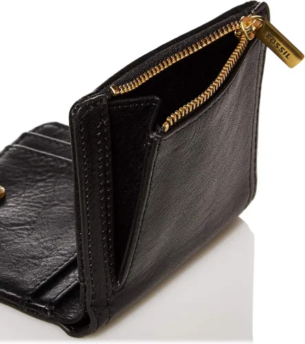 Vista 3 de Fossil Logan - Cartera plegable de cuero con bloqueo RFID para mujer