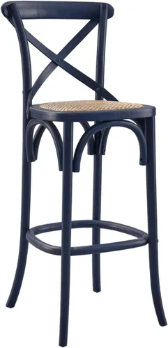 Vista 10 de Modway Taburete Gear Bar en Negro, 19 x 17.5 x 43.5