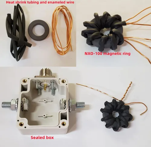 Vista 2 de NXO-100 DIY Balun Kit para HAM Balance Equipos 1-30MHz