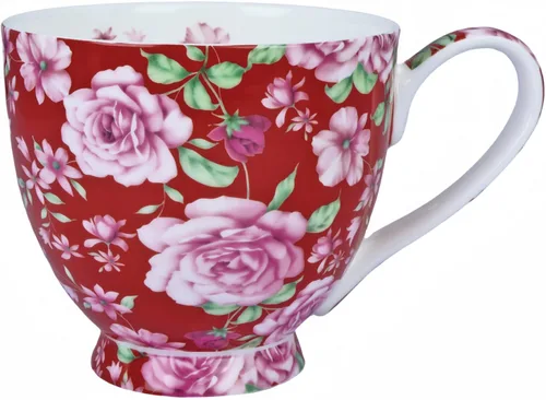 Vista 21 de Tazas de café de porcelana de hueso de 16oz para mujeres Tazas Flora Tazas de café y té Novedades Tazas de café para regalar a mujeres, mamá, amigas