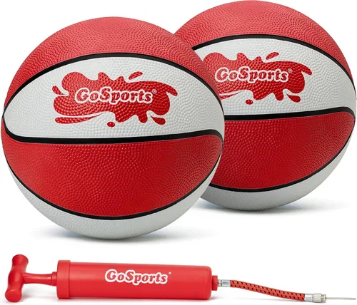 Vista 8 de GoSports Water Basketballs 2 Pack - Choose Between Size 3 and Size 6, Great for Swimming Pool Basketball Hoops