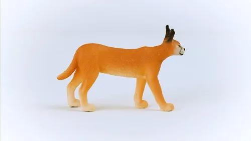 Vista 5 de Schleich Wild Life - Figura de juguete realista de caracal femenina, juguete de animal auténtico y altamente detallado, duradero para la educación