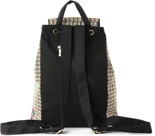 Vista 6 de Goodhan - Mochila de viaje para mujer, diseño clásico de bordado étnico