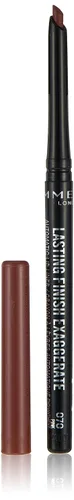 Vista 7 de Rimmel El acabado duradero Exaggerate Delineador automático de labios – Fórmula rica y suave, de larga duración – 018 Rose Addiction, 0.01 onzas