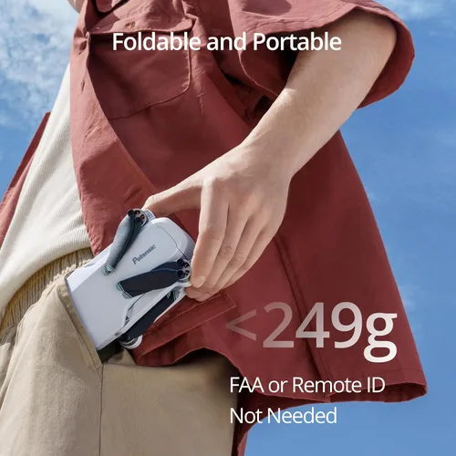 Vista 3 de Potensic ATOM Dron GPS de 3 ejes con cardán, 4K, menos de 249g, 32 minutos de vuelo, transmisión de largo alcance de 6KM, seguimiento visual