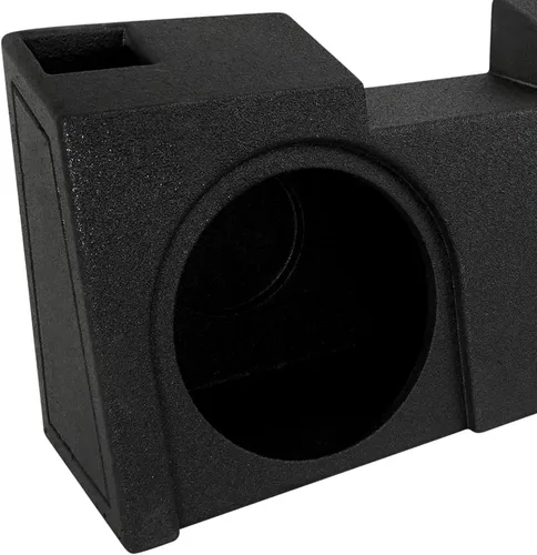 Vista 7 de QPower - Caja de subwoofer doble de 10 pulgadas para debajo del asiento, subcaja con puerto QBomb compatible con Chevy Silverado Crew y Double Cab