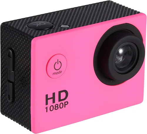 Vista 3 de Zyyini Mini cámara de deportes al aire libre cámara de acción digital para bicicleta videocámara impermeable portátil con carga USB con pantalla HD