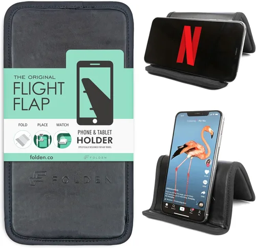 Vista 17 de Flight Flap Soporte flexible para tablet de avión, soporte flexible para teléfono celular y tableta, extra grande de 12 x 7 pulgadas, soporte
