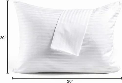 Vista 8 de 600TC - Protectores de almohada 100% algodón, tamaño estándar