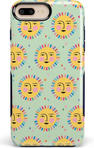 Vista 29 de Casely Funda para iPhone 6/7/8 Plus Funda con estampado de festival (solo buenas vibraciones)