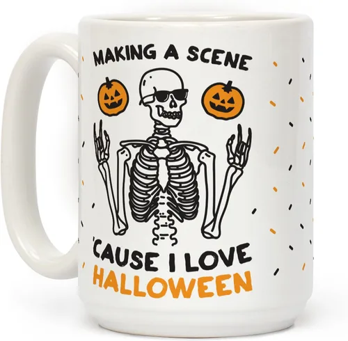 Vista 32 de LookHUMAN Tazas de Halloween Taza de café de Halloween - Tazas de café para decoración ideales para amantes y entusiastas de la decoración - Taza