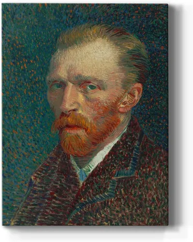 Vista 22 de Renditions Gallery Vincent Van Gogh Impreso Flores de almendra, famosa reproducción de pintura, lienzo de alta calidad envuelto en galería, listo