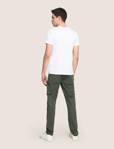 Vista 10 de AX Armani Exchange - Camiseta con logotipo de cuello redondo para hombre