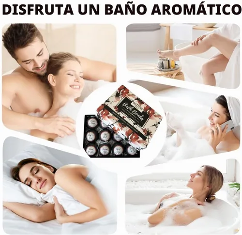 Vista 7 de Bombas de baño para mujeres relajantes con mensajes inspiradores, set
