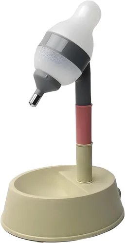 Vista 9 de NACOCO - Dispensador de agua para mascotas de pie, cuenco de pie para gatos y perros con poste desmontable, alimentación automática de agua, altura