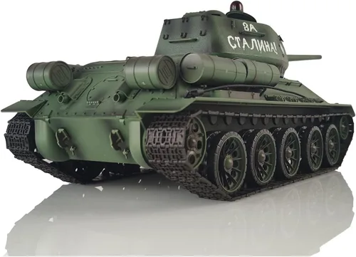 Vista 3 de TOUCAN RC HOBBY 2.4G Henglong 1/16 Escala 7.0 Plástico Ver Soviético T34-85 RTR RC Tanque Modelo 3909