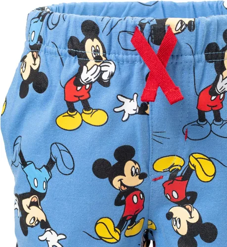 Vista 4 de Disney Pixar Cars Mickey Mouse King Toy Story Buzz Lightyear - Conjunto de camiseta gráfica y pantalones cortos de rizo francés