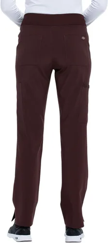 Vista 2 de Pantalón médico Dickies EDS Essentials para mujer, tiro natural, pierna cónica, sin cordones. DK005
