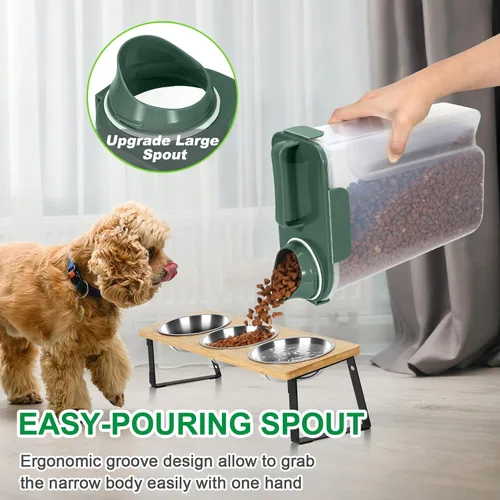 Vista 3 de TBMax Contenedor de Almacenamiento de Comida para Gatos y Perros de 5 a 7 libras, Contenedor Secundario de Almacenamiento de Comida para Mascotas