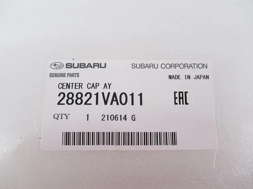 Vista 4 de Subaru Tapa central de rueda 28821VA011 Impreza Legacy Forester Outback Ascent OEM genuino