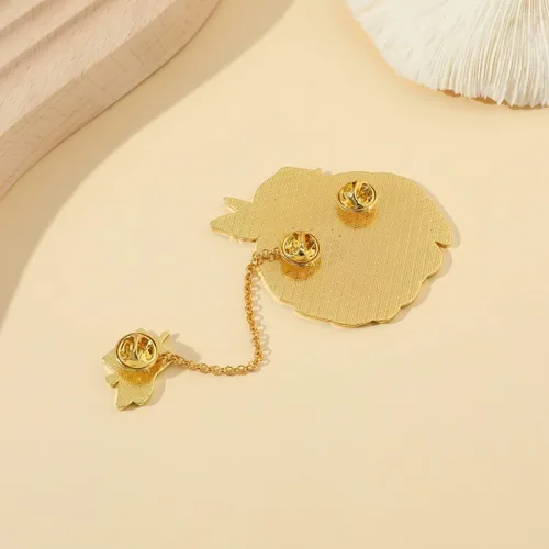 Vista 6 de Alfileres esmaltados de demonio para mochila - Pin de anime de personajes Kimetsu noyaiba, accesorio de insignia de moda para chaquetas, camisas