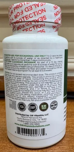 Vista 15 de Dr Vitamins Alivio natural instantáneo de la hinchazón y ayuda intestinal de limpieza durante 15 días, desintoxicación para hombres y mujeres