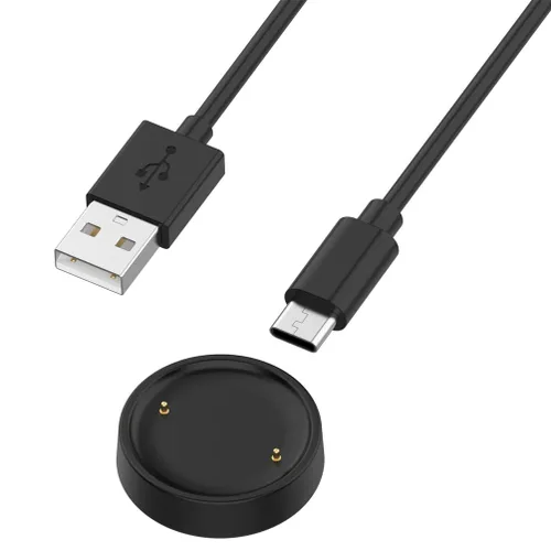 Vista 5 de [Paquete de 2] Cargador compatible con Amazfit Bip 6/Active 2, cable de carga de repuesto para reloj inteligente Amazfit Active 2/Bip 6, 3.3