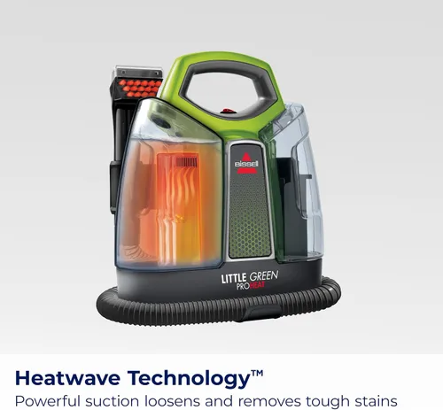 Vista 8 de BISSELL Little Green Proheat - Limpiador profundo portátil y limpiador de manchas y detallador de coches/auto con herramienta de hidroenjuague