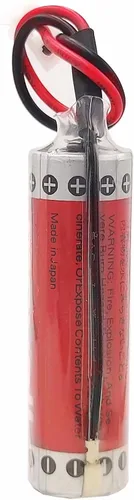 Vista 5 de Paquete de 2 baterías de PLC AA ER6C de 3.6 V 1800 mAh para FX F2-40BL PLC con enchufe blanco batería de litio