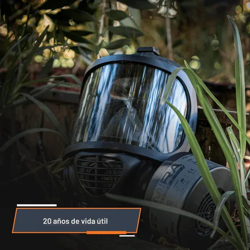 Vista 2 de MIRA Safety - NBC-77 SOF - Filtro único de máscara de gas de 40 mm - Filtros especiales combinados de respirador CBRN - Tamaño estándar OTAN