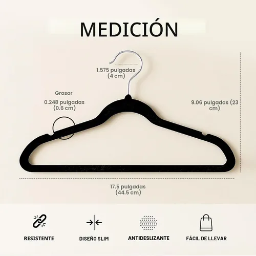 Vista 2 de Utopia Home - Perchas de terciopelo, color negro, paquete de 20 Luxury Non-Slip Slim Pant & Coat Hangers Strong Space-Saving Clothes Hangers